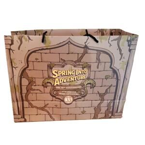 Disney Club 33 Spring Into Adventure Indiana Jones 30th Anniversary Gift Bag